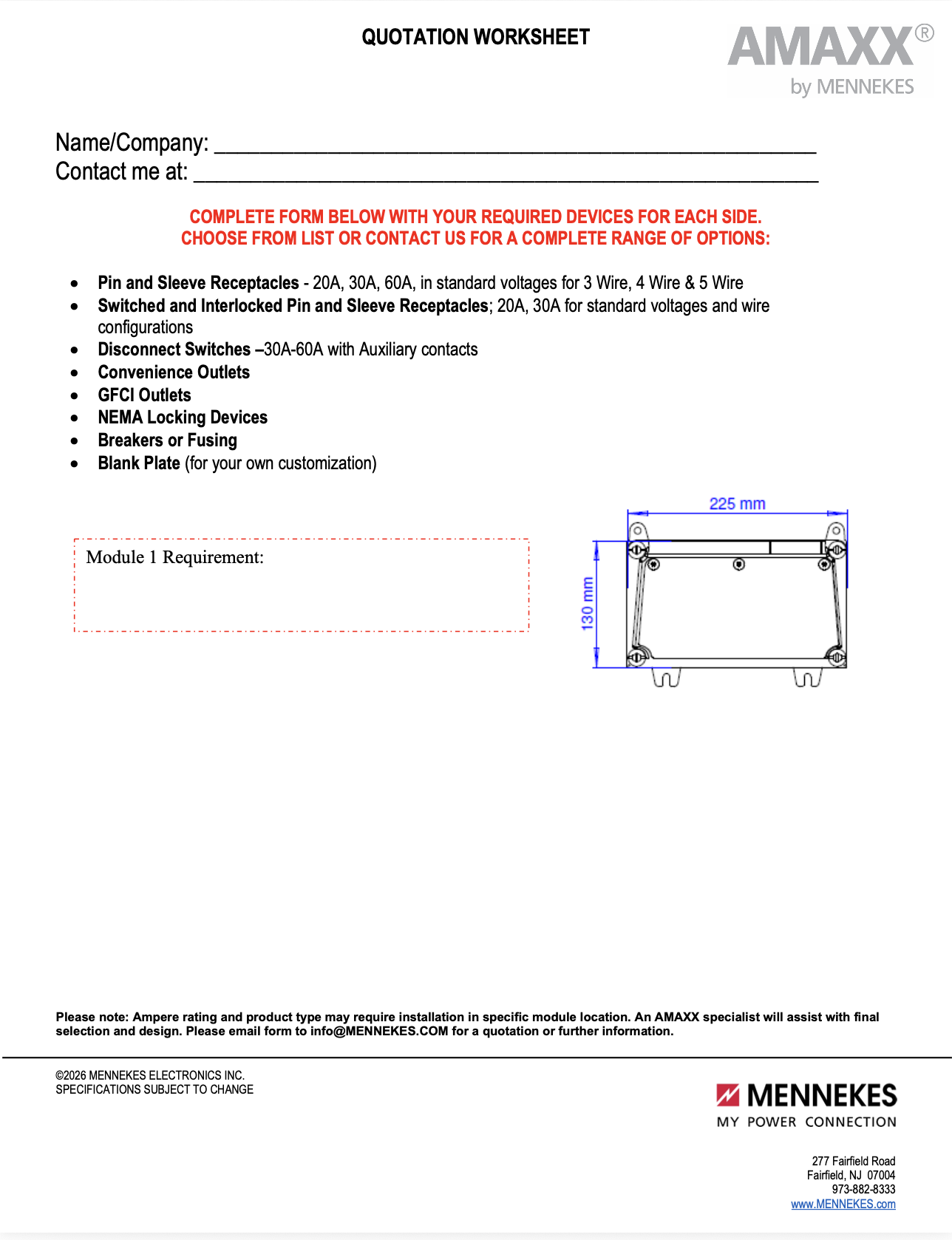 AMX1A Worksheet