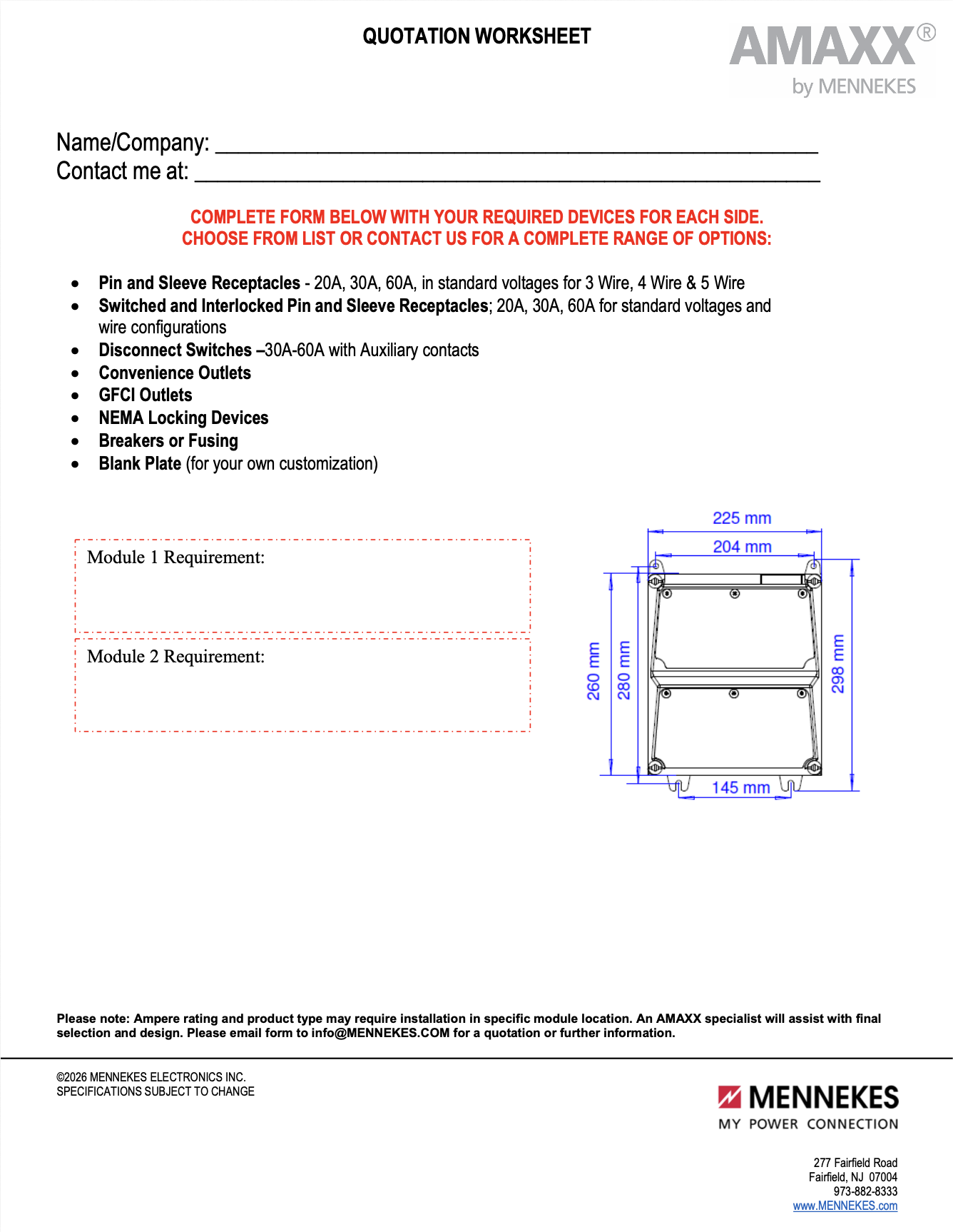 AMX2A Worksheet