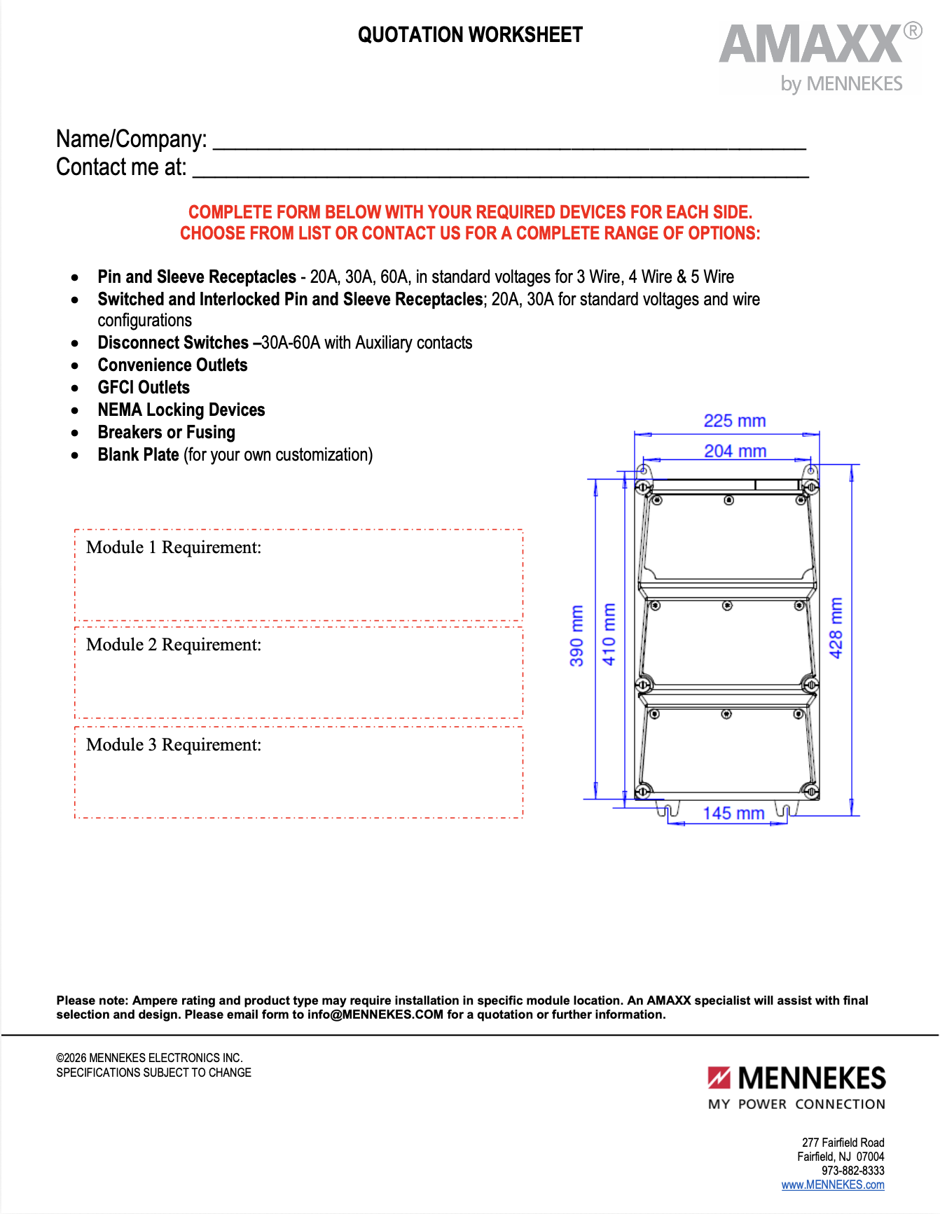 AMX3A Worksheet